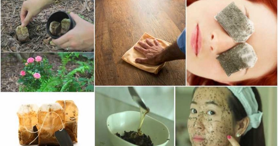 Conseils de sachets de thé pour apaiser vos yeux, nettoyer votre maison