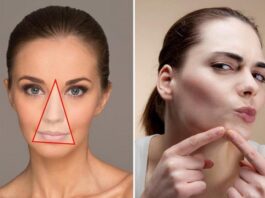 Triangle de la mort: partie du visage que vous ne devez jamais manipuler vos boutons, au risque de subir des conséquences graves
