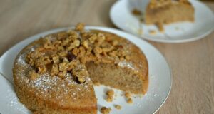 Gâteau mœlleux aux noisettes healthy
